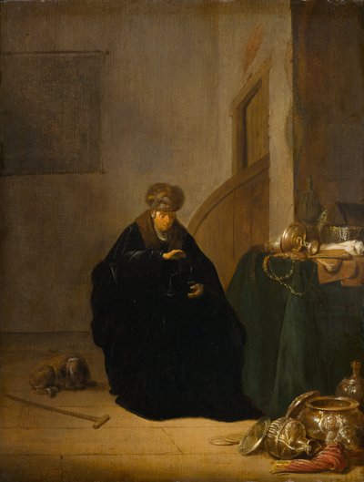 The Gold Weigher by Willem de Poorter